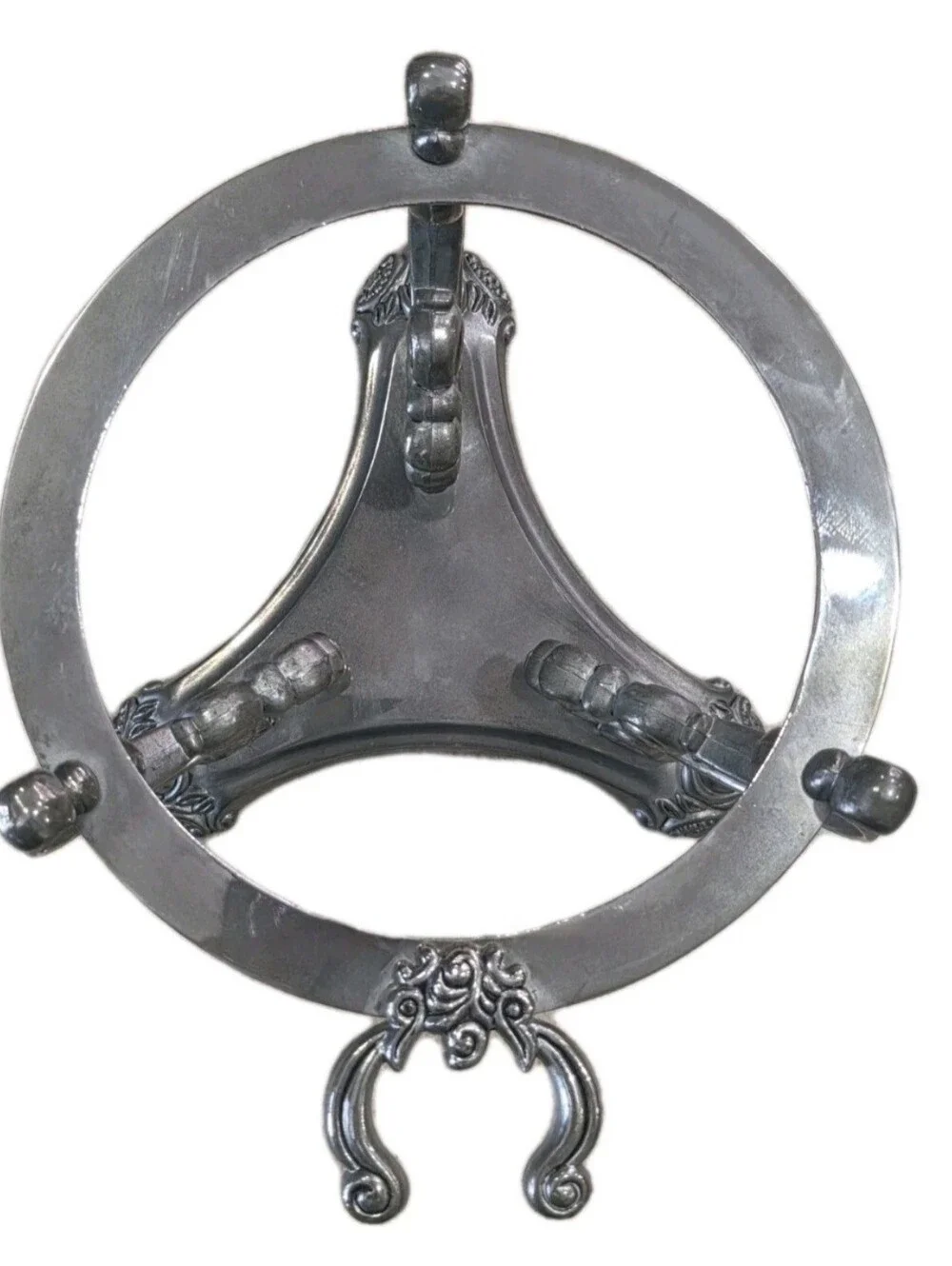 Vintage Godinger Shannon Silver Plated Ornate Ice Bucket Holder Stand